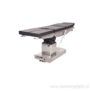 Electric operating table with 5 sections